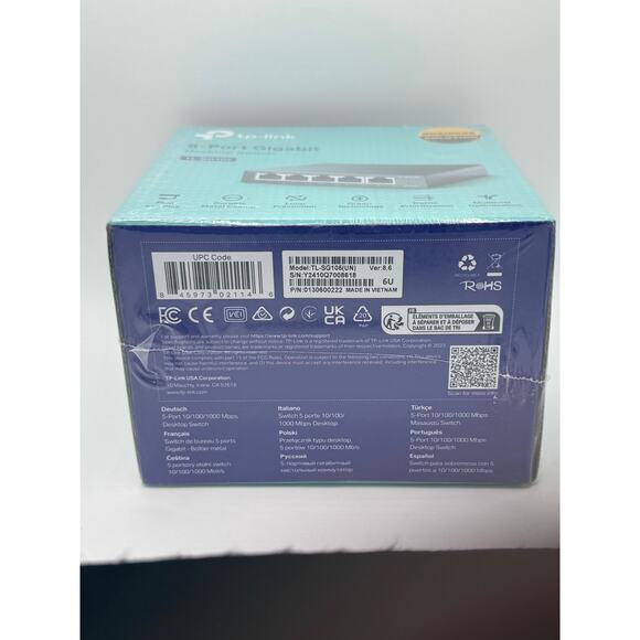 TP-Link TL-SG105 5-Port Gigabit Ethernet 1000Mbps Desktop Switch - Picture 7 of 7